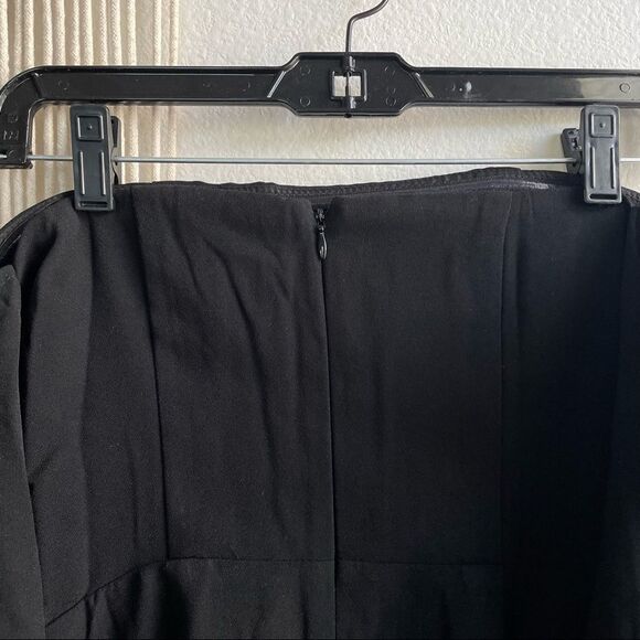 NWT Cupcakes & Cashmere Off the Shoulder Black Cocktail Dress - Picture 8 of 12